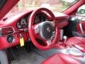 2006 Porsche 911 Flamenco Red Interior Color to Sample Interior Dashboard Photo