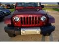 2010 Red Rock Crystal Pearl Jeep Wrangler Unlimited Sahara 4x4  photo #10