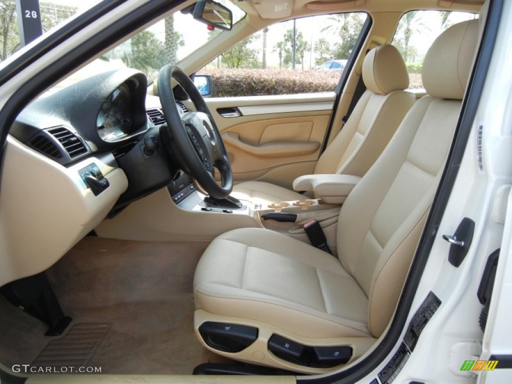 2004 3 Series 325xi Sedan - Alpine White / Sand photo #11