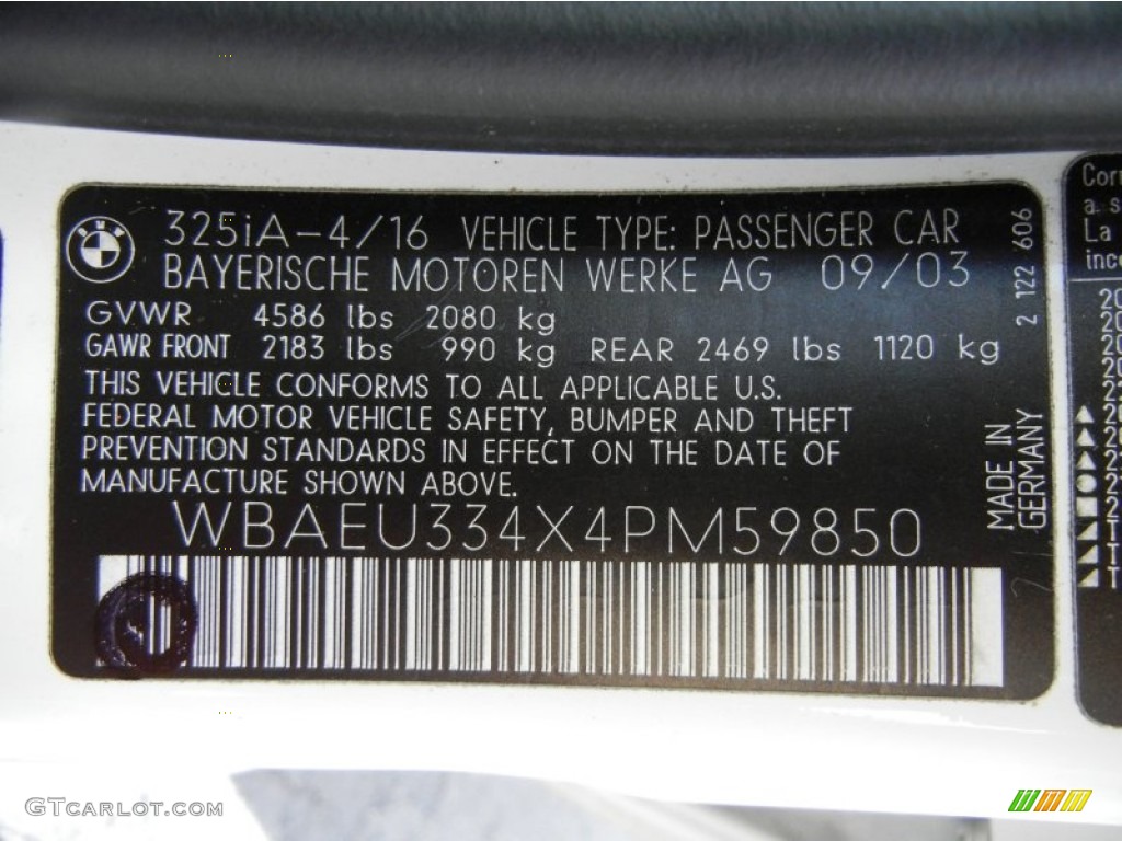 2004 3 Series 325xi Sedan - Alpine White / Sand photo #27