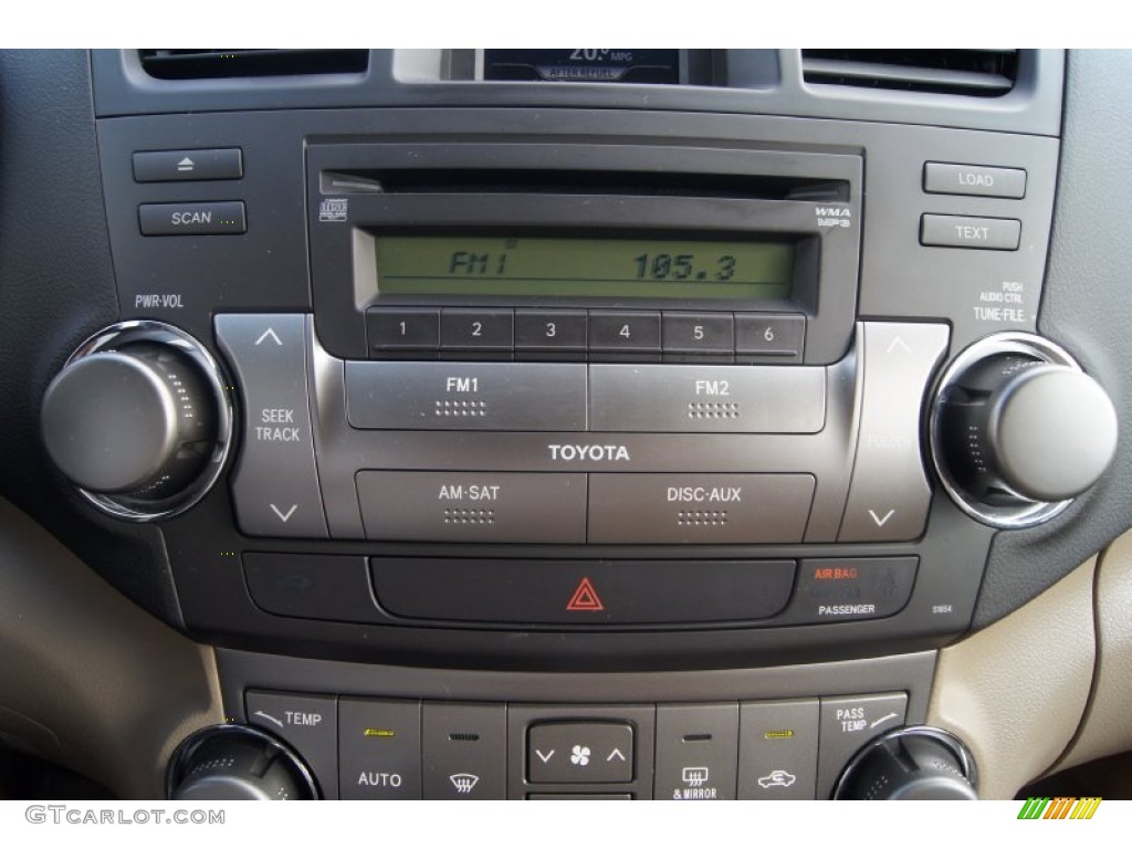 2009 Highlander Sport - Black / Sand Beige photo #35