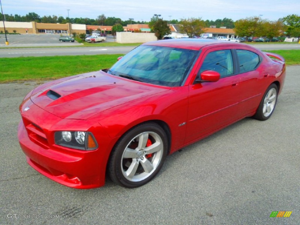 Inferno Red Crystal Pearl 2006 Dodge Charger SRT-8 Exterior Photo #71669395