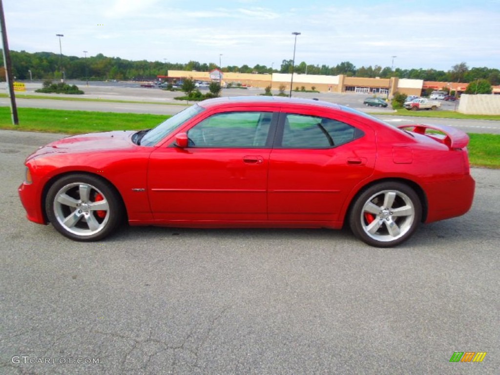 Inferno Red Crystal Pearl 2006 Dodge Charger SRT-8 Exterior Photo #71669422