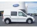 Frozen White 2012 Ford Transit Connect XLT Wagon Exterior