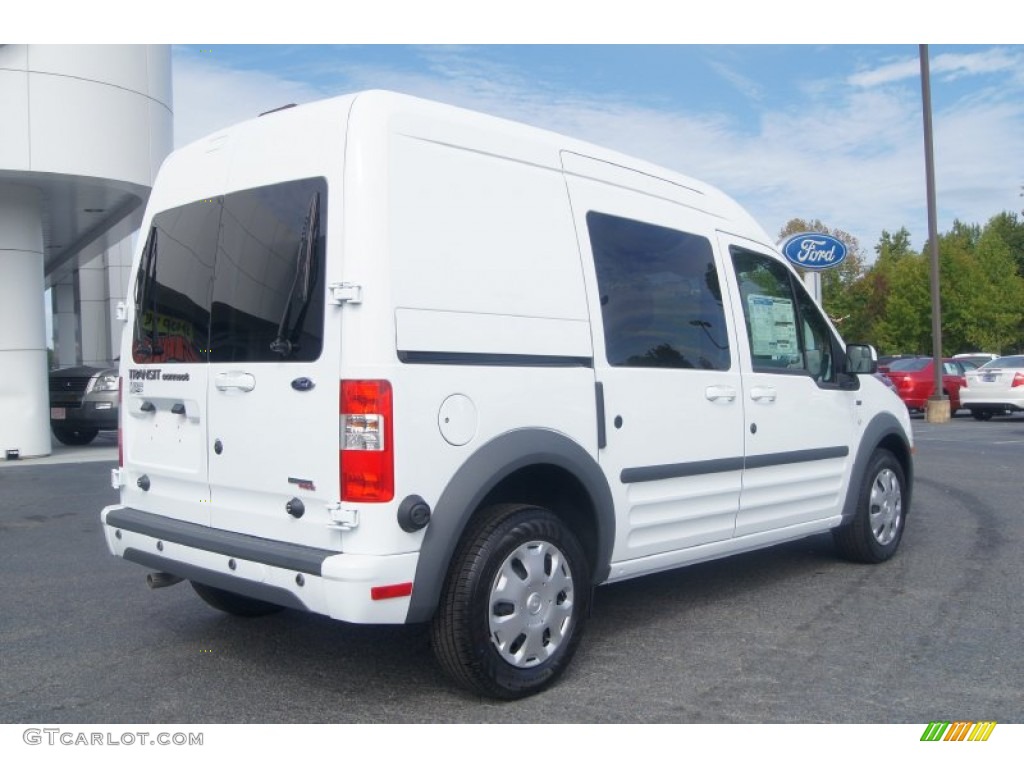 Frozen White 2012 Ford Transit Connect XLT Wagon Exterior Photo #71669524
