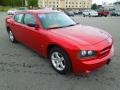 Inferno Red Crystal Pearl 2008 Dodge Charger SE Exterior