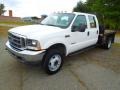 Oxford White - F450 Super Duty XL Crew Cab Stake Truck Photo No. 2