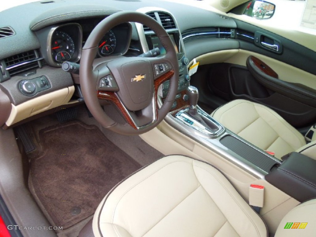 Cocoa/Light Neutral Interior 2013 Chevrolet Malibu LT Photo #71672599