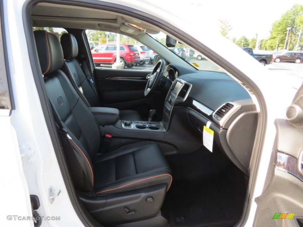 2013 Grand Cherokee Overland 4x4 - Bright White / Black photo #12