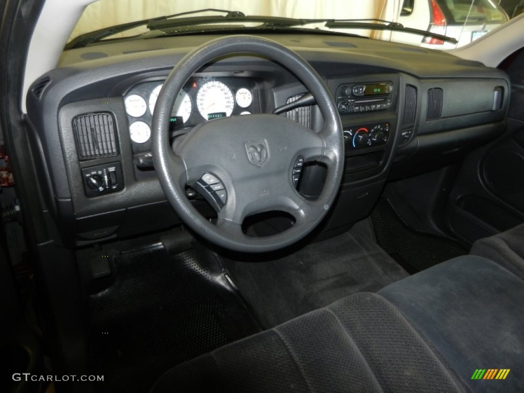 2003 Ram 1500 SLT Regular Cab - Dark Garnet Red Pearl / Dark Slate Gray photo #17