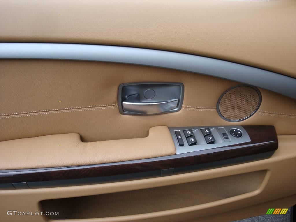 2006 7 Series 750i Sedan - Jet Black / Dark Beige/Beige III photo #8