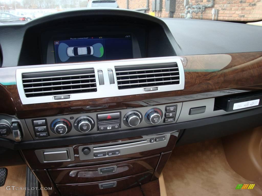 2006 7 Series 750i Sedan - Jet Black / Dark Beige/Beige III photo #13