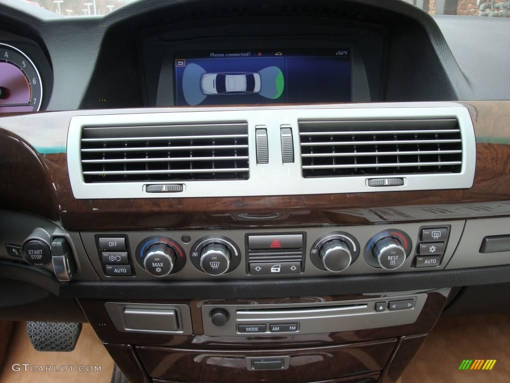 2006 7 Series 750i Sedan - Jet Black / Dark Beige/Beige III photo #14