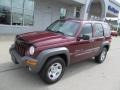 2003 Dark Garnet Red Pearl Jeep Liberty Sport 4x4  photo #2