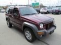 2003 Dark Garnet Red Pearl Jeep Liberty Sport 4x4  photo #10