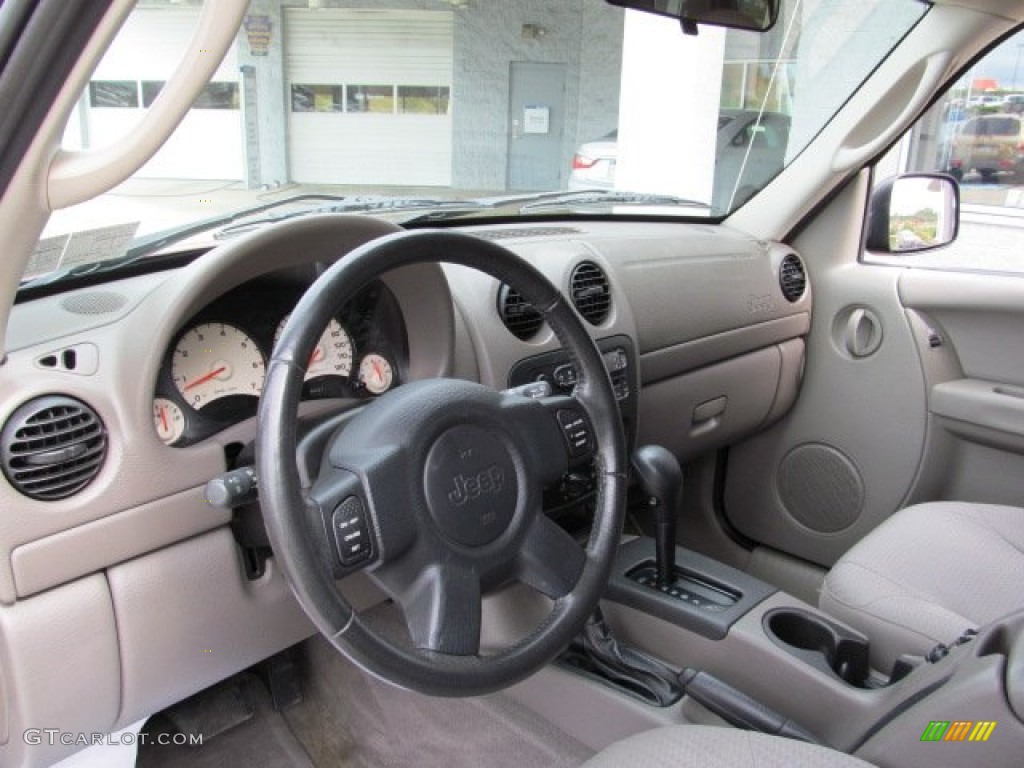 2003 Liberty Sport 4x4 - Dark Garnet Red Pearl / Taupe photo #15