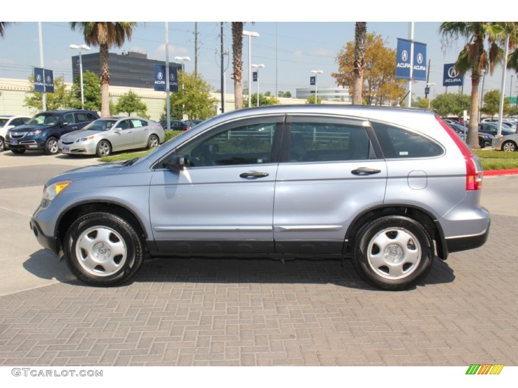 2007 CR-V LX - Glacier Blue Metallic / Gray photo #5