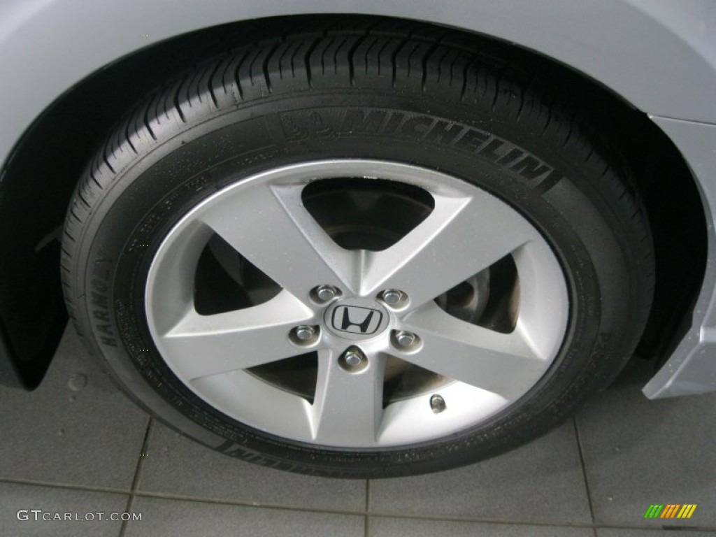 2008 Civic EX-L Sedan - Alabaster Silver Metallic / Gray photo #6