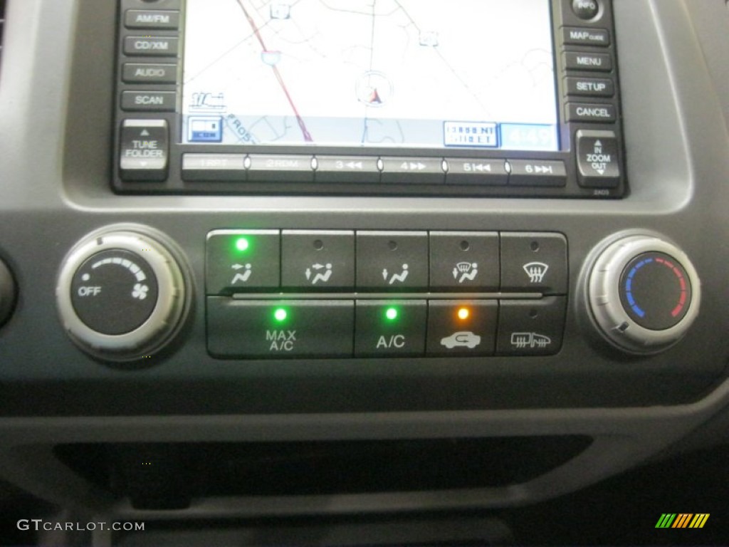 2008 Civic EX-L Sedan - Alabaster Silver Metallic / Gray photo #27