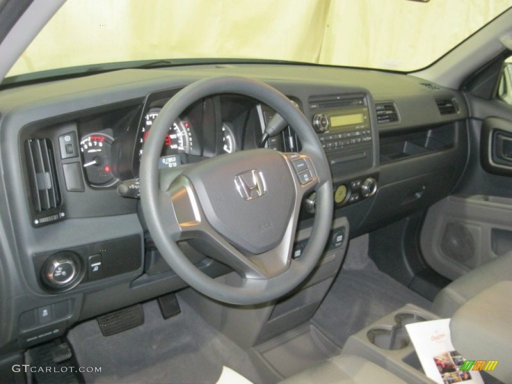 Gray Interior 2011 Honda Ridgeline RT Photo #71677969