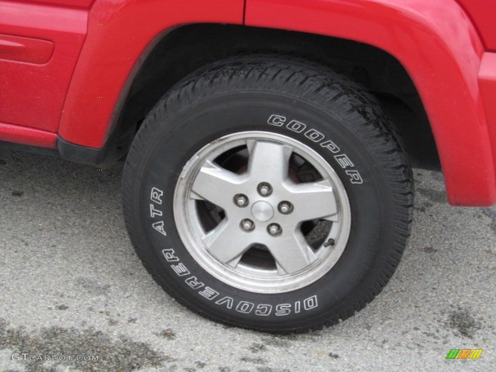 2004 Liberty Limited 4x4 - Flame Red / Dark Slate Gray photo #5