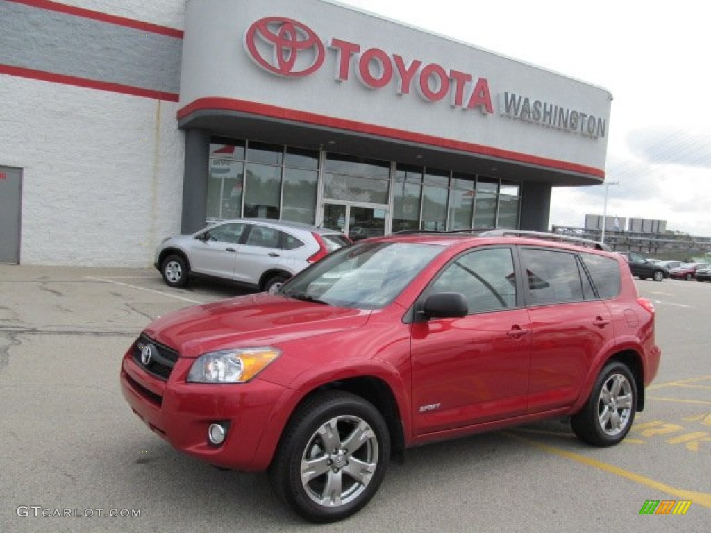 Barcelona Red Metallic Toyota RAV4