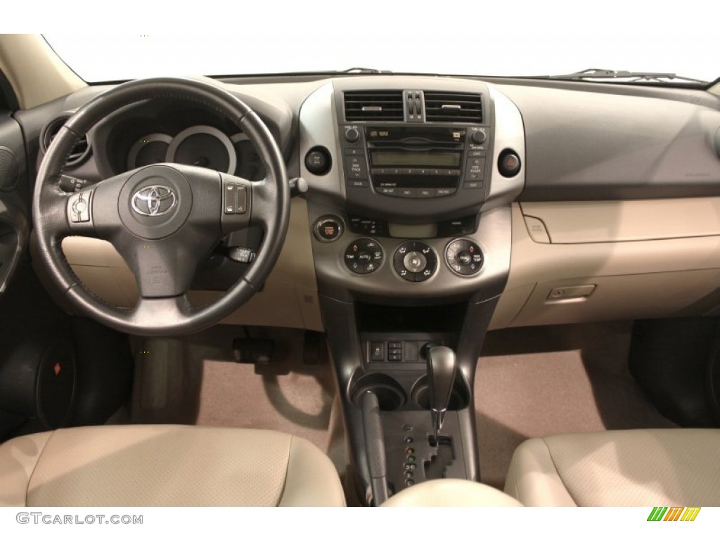 2010 Toyota RAV4 Limited 4WD Sand Beige Dashboard Photo #71679169