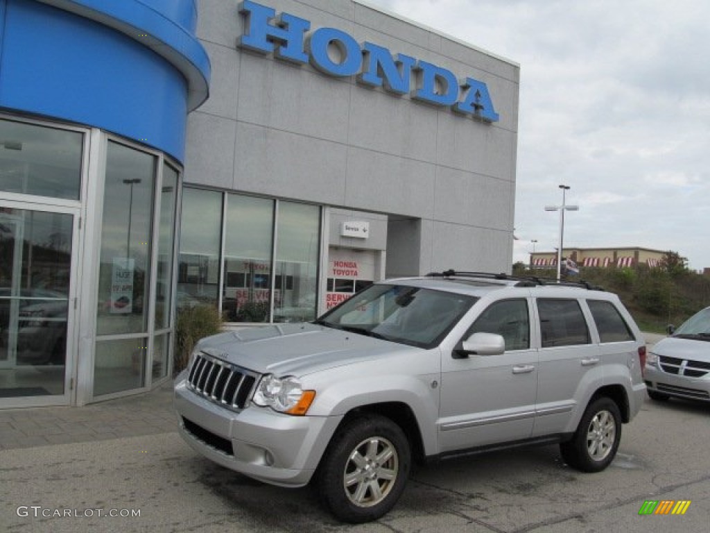 2008 Grand Cherokee Limited 4x4 - Bright Silver Metallic / Dark Slate Gray/Light Graystone photo #1