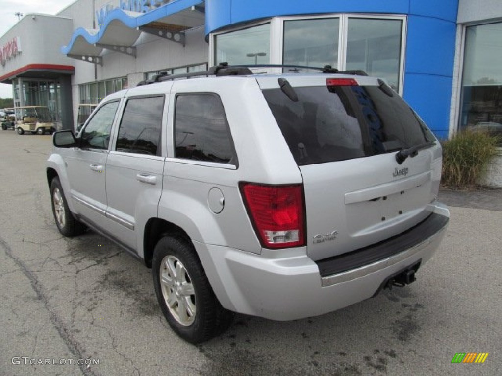 2008 Grand Cherokee Limited 4x4 - Bright Silver Metallic / Dark Slate Gray/Light Graystone photo #3