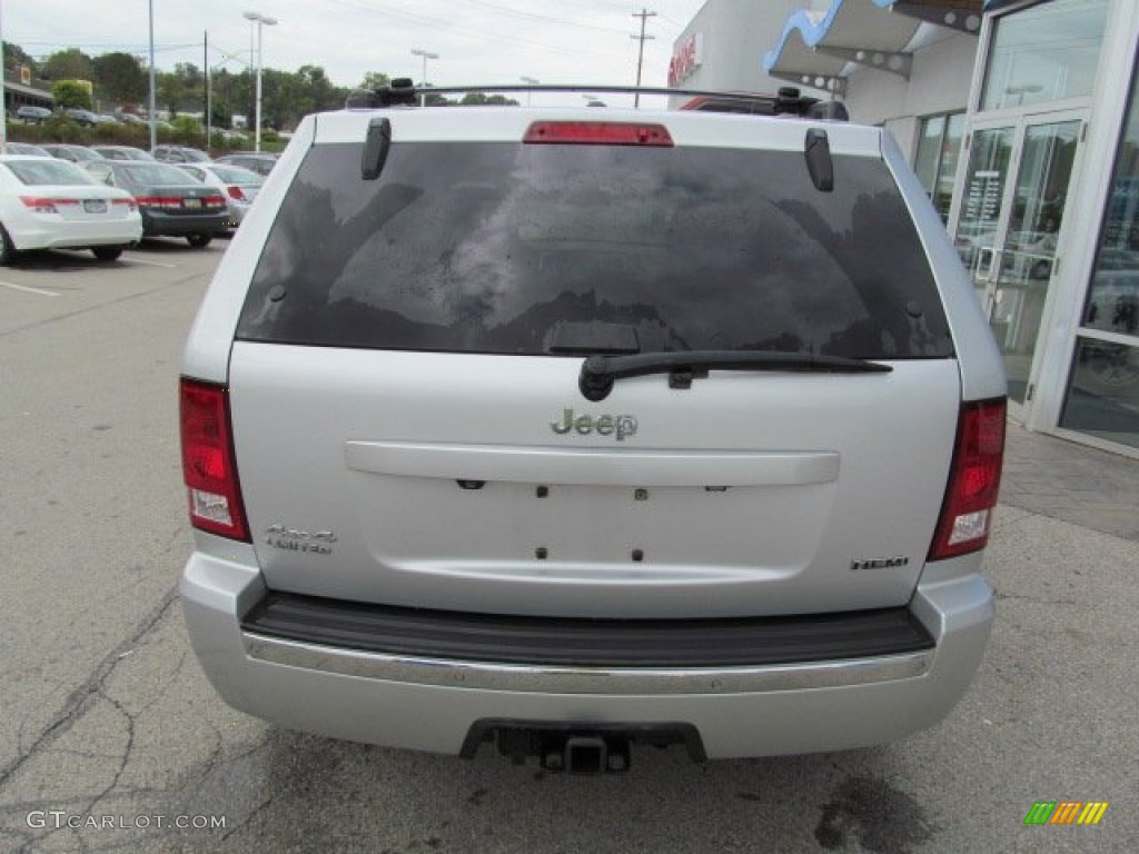 2008 Grand Cherokee Limited 4x4 - Bright Silver Metallic / Dark Slate Gray/Light Graystone photo #4