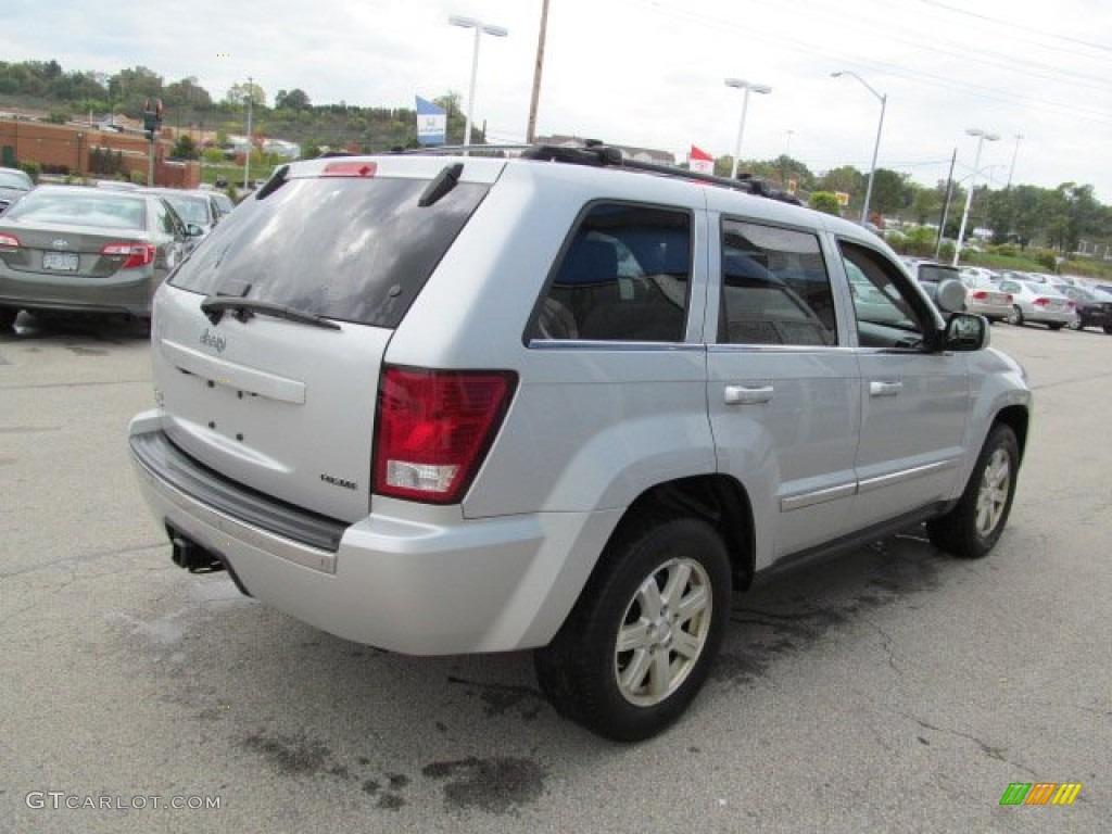 2008 Grand Cherokee Limited 4x4 - Bright Silver Metallic / Dark Slate Gray/Light Graystone photo #6