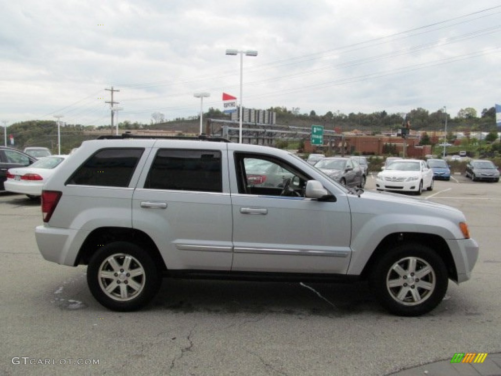 2008 Grand Cherokee Limited 4x4 - Bright Silver Metallic / Dark Slate Gray/Light Graystone photo #7