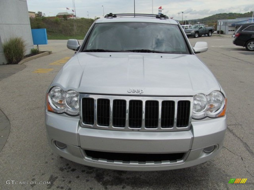 2008 Grand Cherokee Limited 4x4 - Bright Silver Metallic / Dark Slate Gray/Light Graystone photo #9