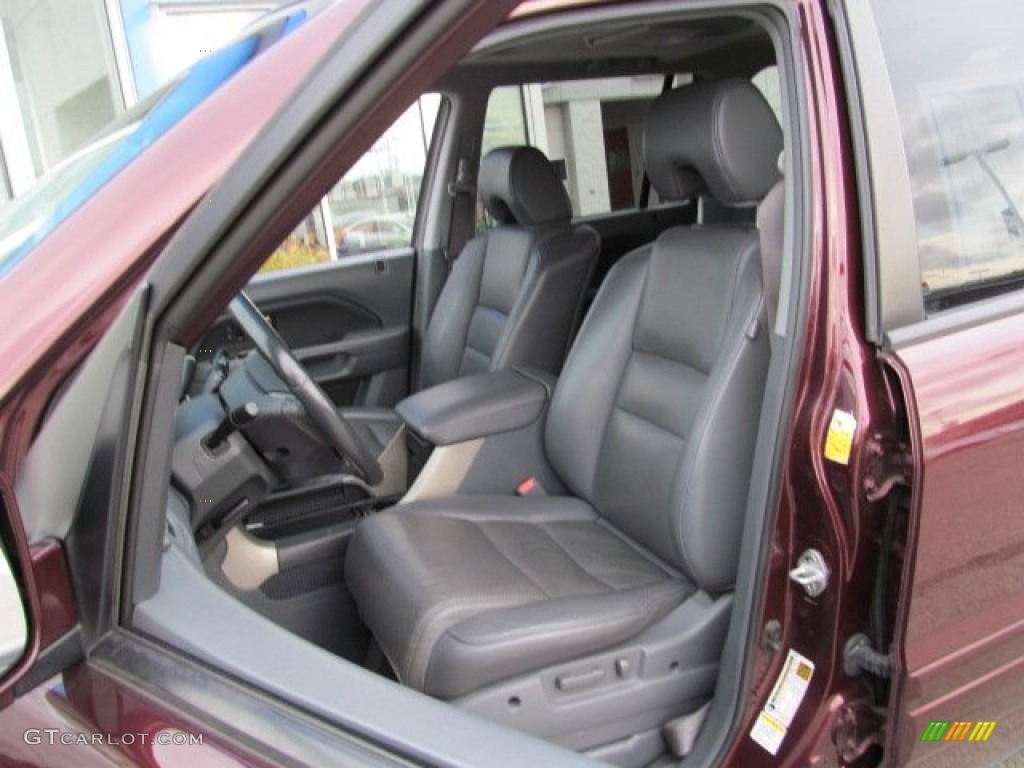 Gray Interior 2008 Honda Pilot EX-L 4WD Photo #71679445