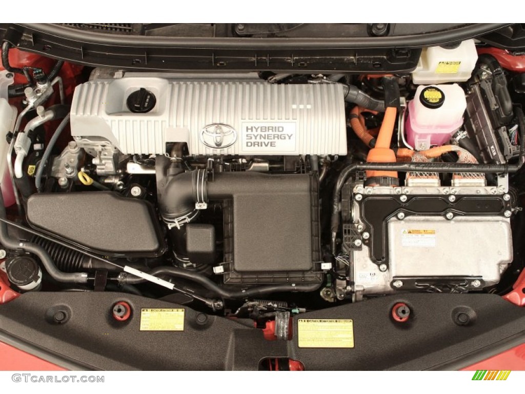 2012 Toyota Prius v Five Hybrid Engine Photos