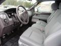 Steel Gray 2013 Ford F150 XLT SuperCab 4x4 Interior Color