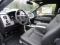 Black 2013 Ford F150 FX4 SuperCab 4x4 Interior Color