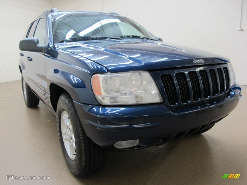 2000 Grand Cherokee Limited 4x4 - Patriot Blue Pearlcoat / Agate photo #1