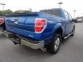 2013 Blue Flame Metallic Ford F150 XLT SuperCrew 4x4  photo #2