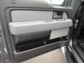 Steel Gray 2013 Ford F150 XLT SuperCab 4x4 Door Panel