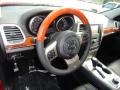 Black 2013 Jeep Grand Cherokee Overland 4x4 Steering Wheel