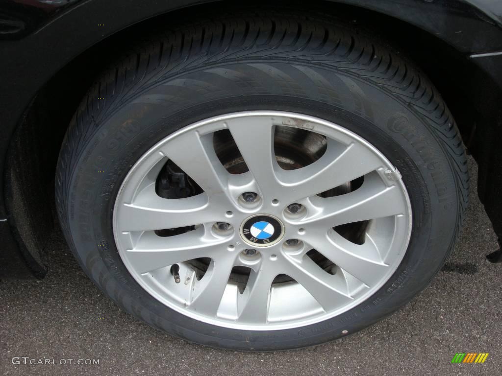 2007 3 Series 328xi Sedan - Jet Black / Black photo #7