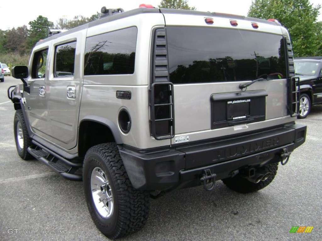 2003 H2 SUV - Pewter Metallic / Wheat photo #6