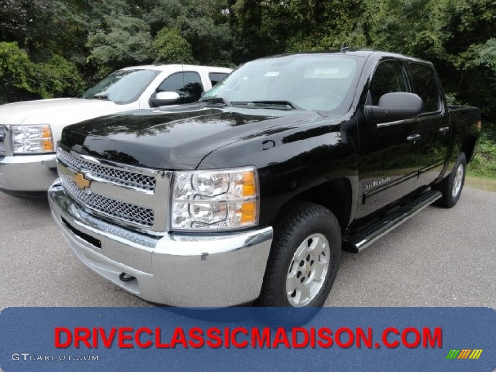 2013 Silverado 1500 LT Crew Cab 4x4 - Black / Ebony photo #1