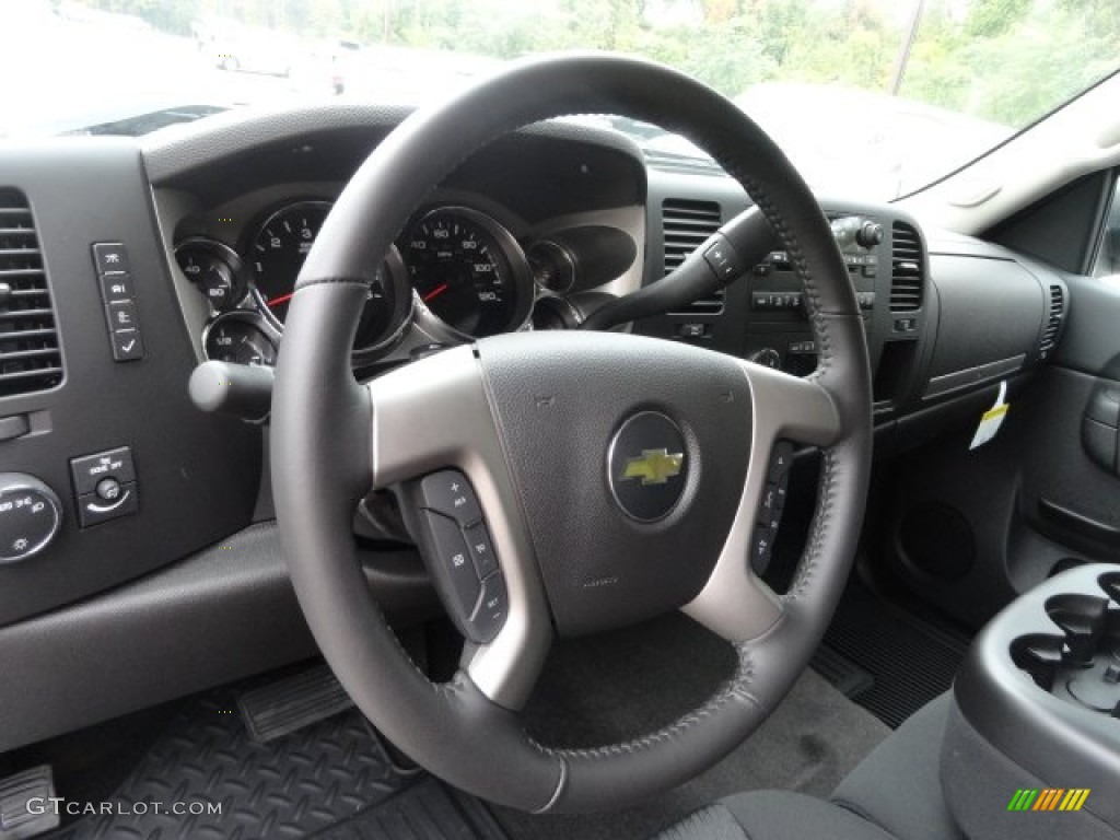 2013 Silverado 1500 LT Crew Cab 4x4 - Black / Ebony photo #7