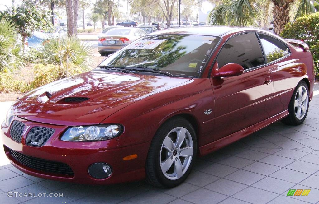 2006 Spice Red Metallic Pontiac Gto Coupe 706151 Gtcarlot