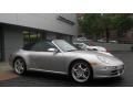 Arctic Silver Metallic 2006 Porsche 911 Carrera 4S Cabriolet