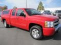 2010 Victory Red Chevrolet Silverado 1500 LT Extended Cab 4x4  photo #8