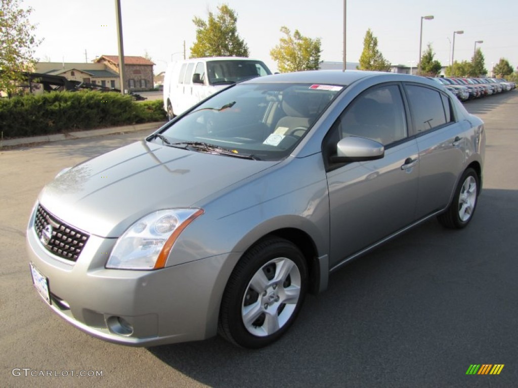 2009 Sentra 2.0 S - Magnetic Gray / Charcoal photo #1