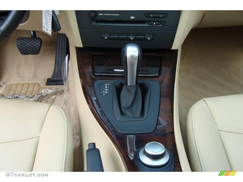 2007 3 Series 328xi Sedan - Jet Black / Beige photo #12